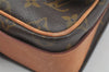 Authentic Louis Vuitton Monogram Cartouchiere MM M51253 Shoulder Cross Bag 4130I