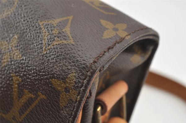 Authentic Louis Vuitton Monogram Cartouchiere MM M51253 Shoulder Cross Bag 4130I