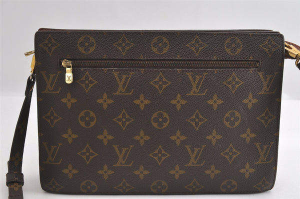Authentic Louis Vuitton Monogram Enghien Shoulder Cross Bag M51205 LV 4131I