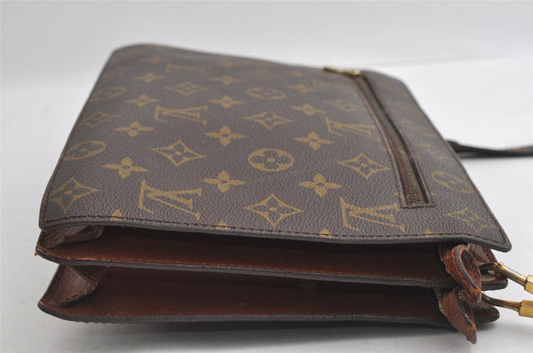 Authentic Louis Vuitton Monogram Enghien Shoulder Cross Bag M51205 LV 4131I