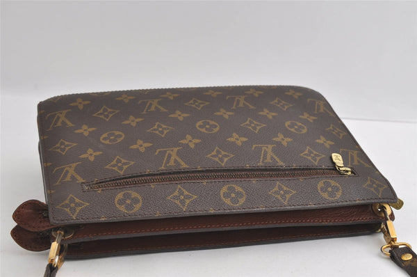 Authentic Louis Vuitton Monogram Enghien Shoulder Cross Bag M51205 LV 4131I
