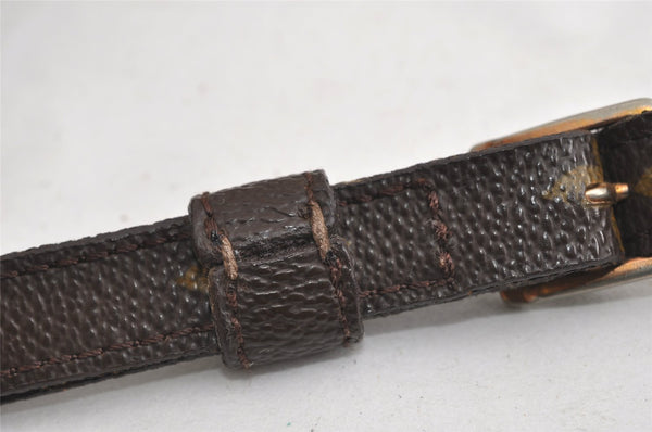 Authentic Louis Vuitton Monogram Enghien Shoulder Cross Bag M51205 LV 4131I