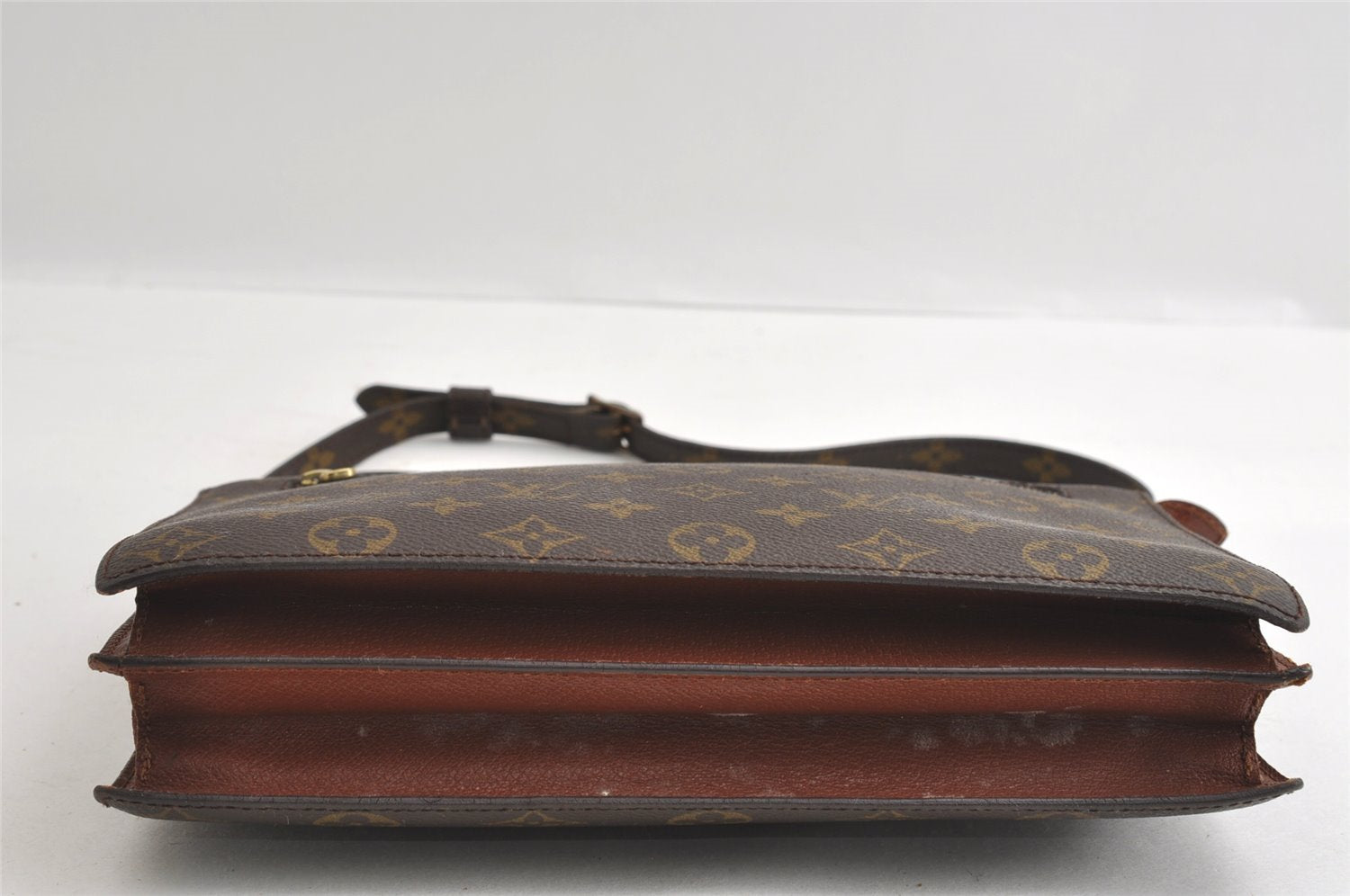 Authentic Louis Vuitton Monogram Enghien Shoulder Cross Bag M51205 LV 4131I