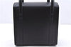 Authentic BURBERRY Vintage Leather Shoulder Hand Bag Purse Black Box 4133E