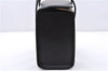 Authentic BURBERRY Vintage Leather Shoulder Hand Bag Purse Black Box 4133E