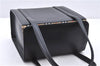 Authentic BURBERRY Vintage Leather Shoulder Hand Bag Purse Black Box 4133E