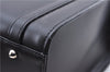 Authentic BURBERRY Vintage Leather Shoulder Hand Bag Purse Black Box 4133E