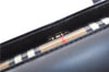 Authentic BURBERRY Vintage Leather Shoulder Hand Bag Purse Black Box 4133E