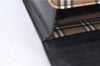 Authentic BURBERRY Vintage Leather Shoulder Hand Bag Purse Black Box 4133E