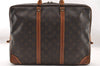 Authentic Louis Vuitton Monogram Porte Documents Voyage M53361 Briefcase 4134I