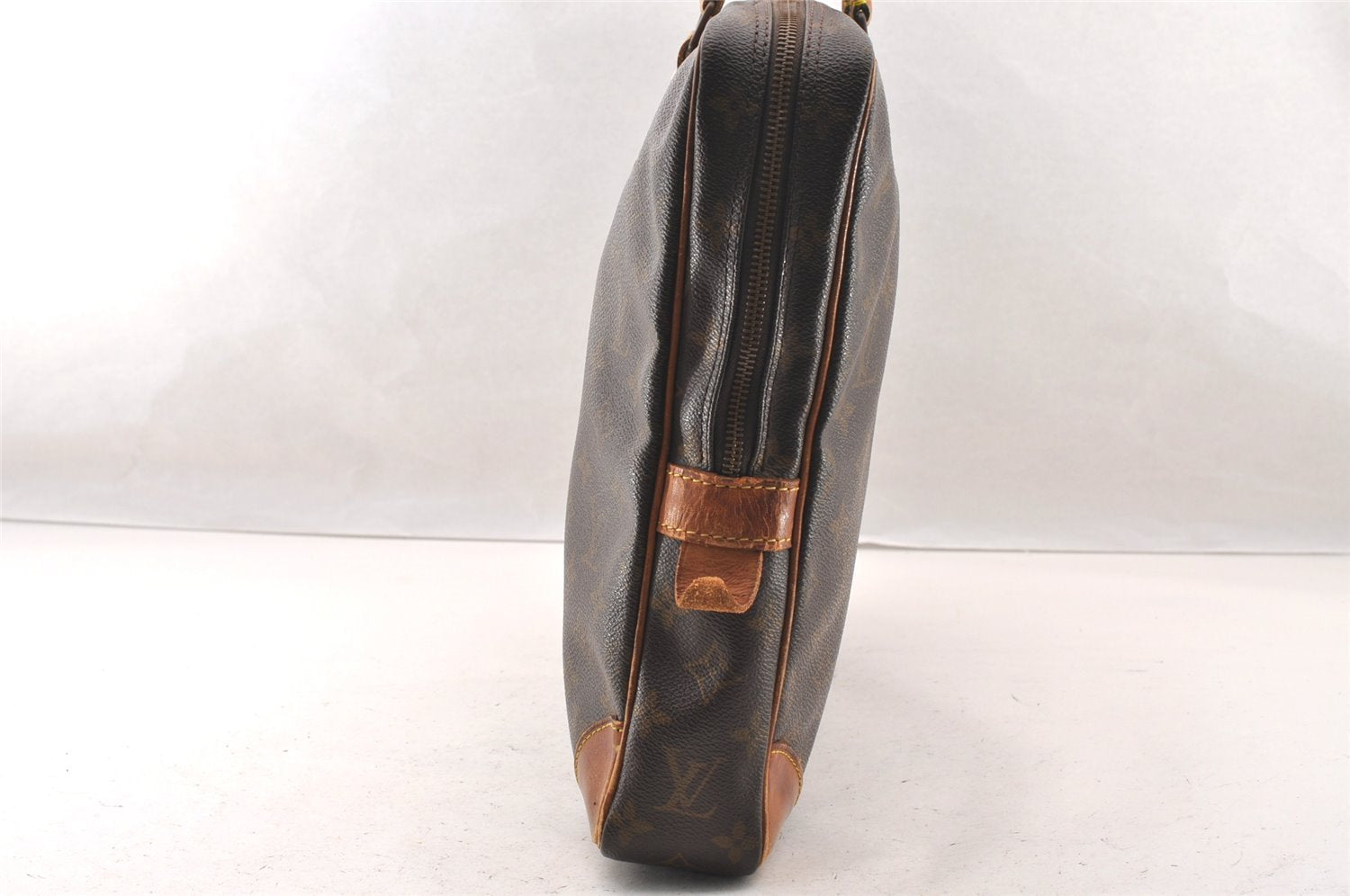 Authentic Louis Vuitton Monogram Porte Documents Voyage M53361 Briefcase 4134I