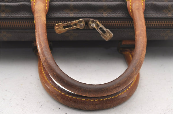 Authentic Louis Vuitton Monogram Porte Documents Voyage M53361 Briefcase 4134I