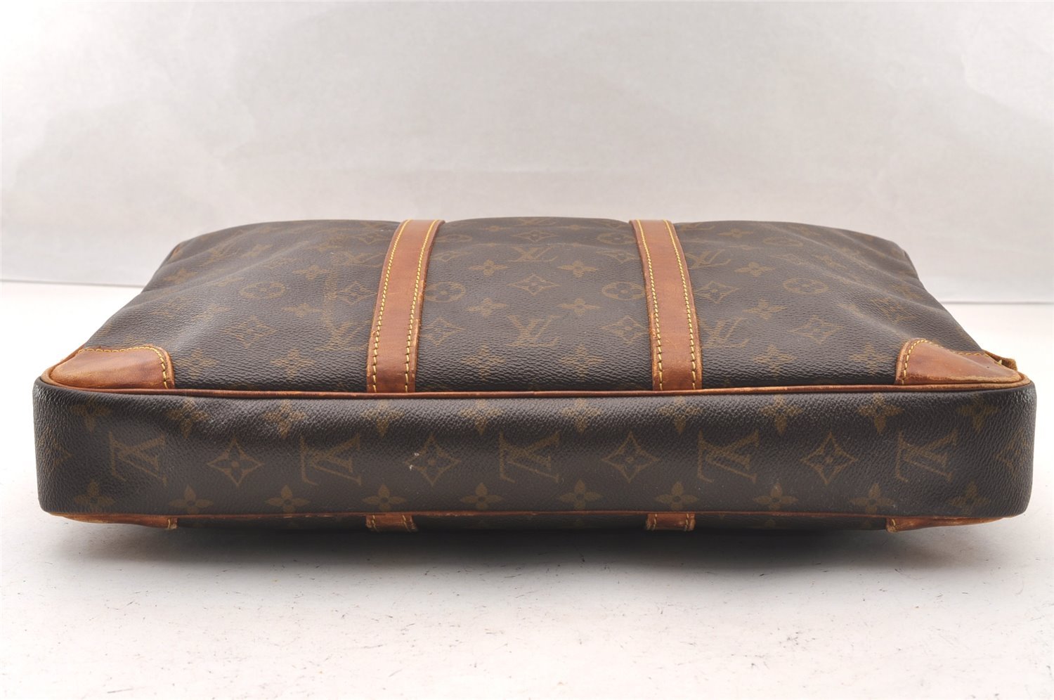 Authentic Louis Vuitton Monogram Porte Documents Voyage M53361 Briefcase 4134I