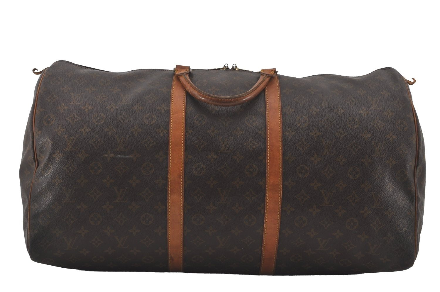 Authentic Louis Vuitton Monogram Keepall 60 Travel Boston Bag M41422 LV 4135I