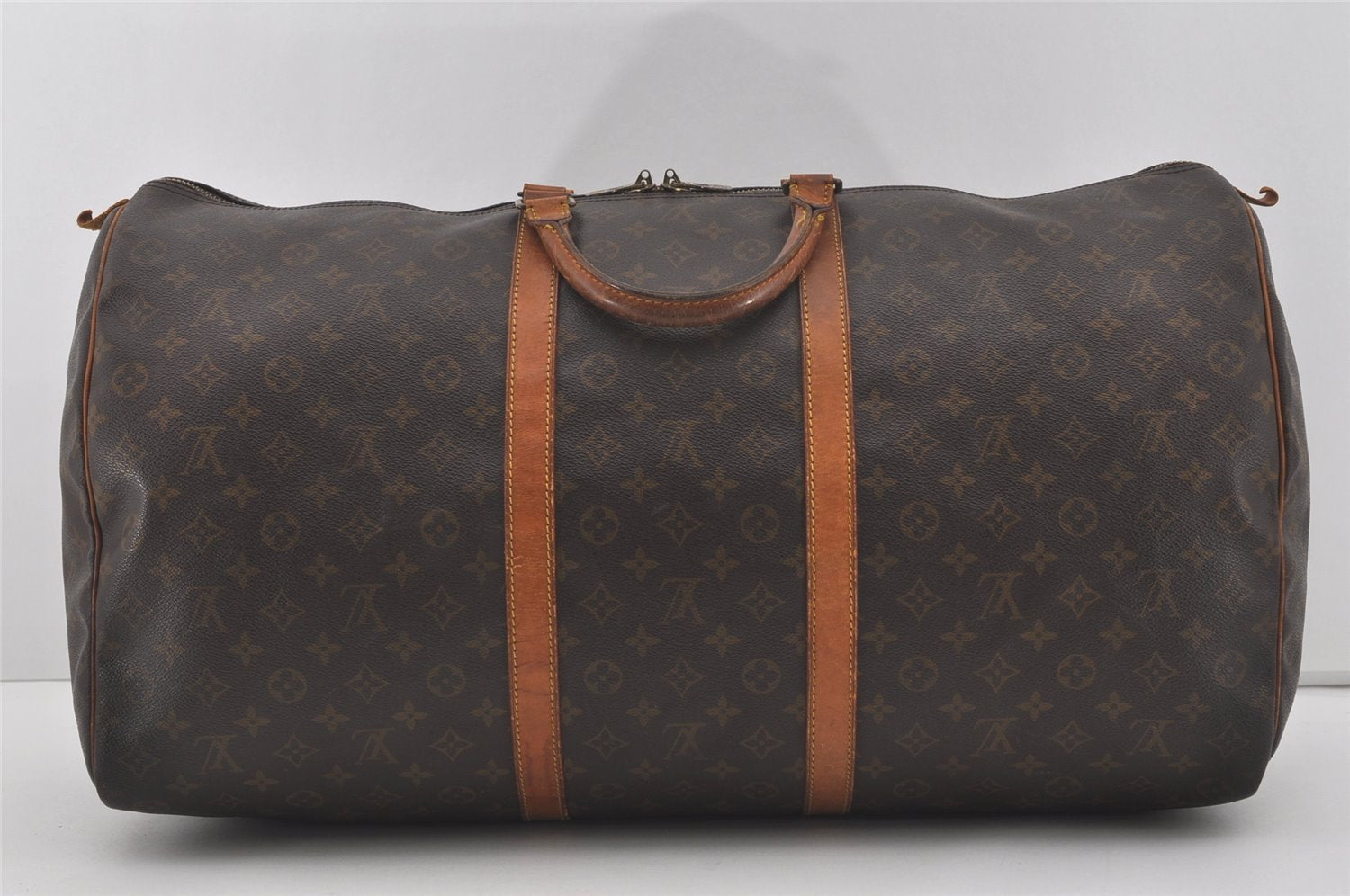 Authentic Louis Vuitton Monogram Keepall 60 Travel Boston Bag M41422 LV 4135I