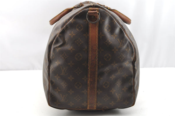 Authentic Louis Vuitton Monogram Keepall Bandouliere 55 M41414 Boston Bag 4136I