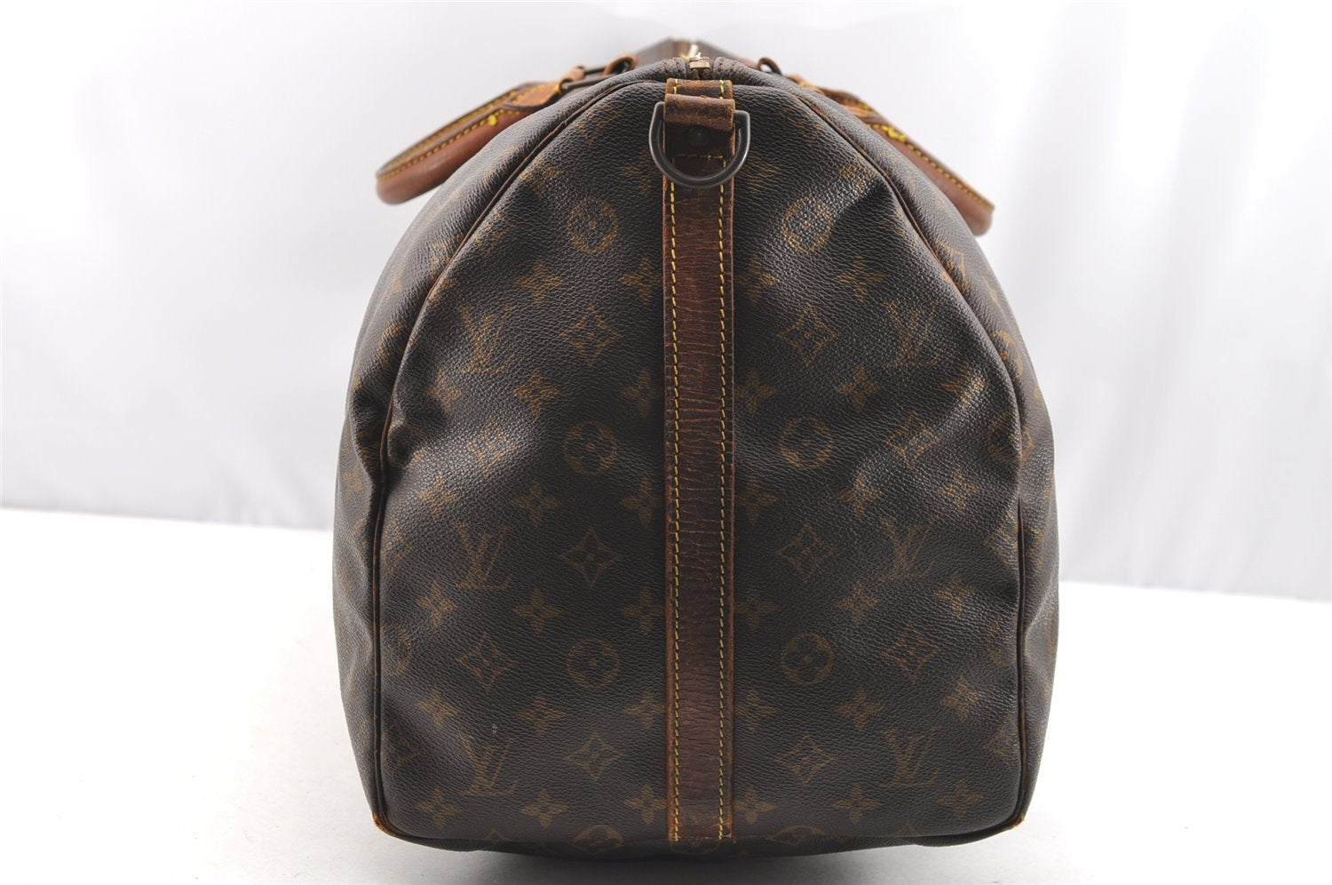 Authentic Louis Vuitton Monogram Keepall Bandouliere 55 M41414 Boston Bag 4136I