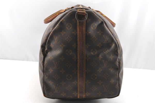 Authentic Louis Vuitton Monogram Keepall Bandouliere 55 M41414 Boston Bag 4136I