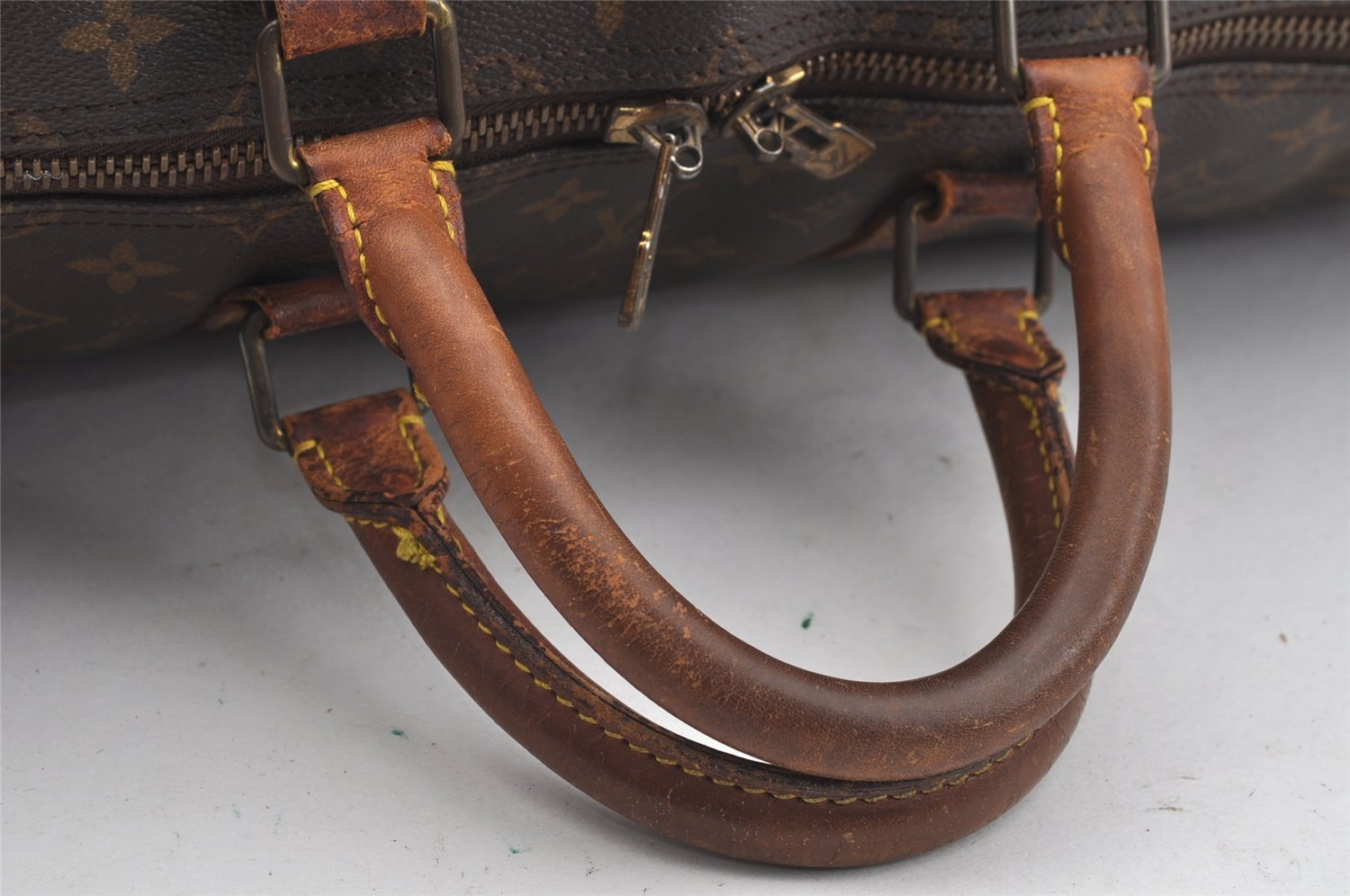 Authentic Louis Vuitton Monogram Keepall Bandouliere 55 M41414 Boston Bag 4136I