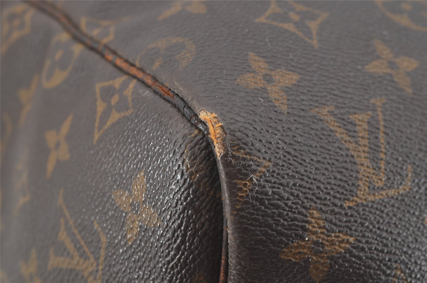 Authentic Louis Vuitton Monogram Keepall Bandouliere 55 M41414 Boston Bag 4136I