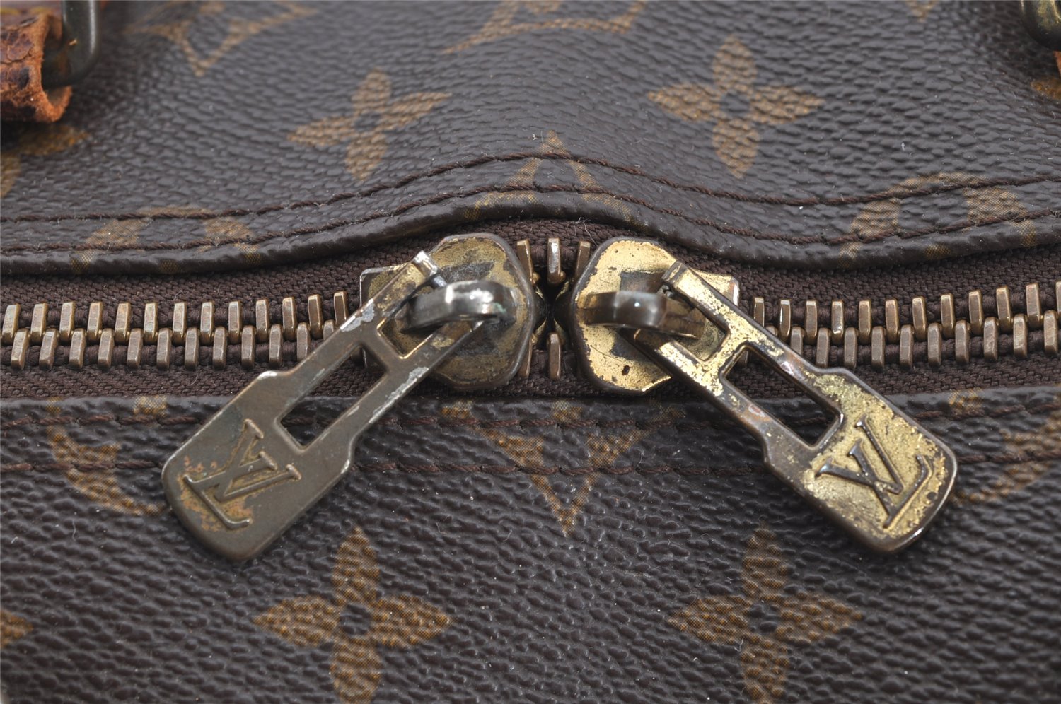 Authentic Louis Vuitton Monogram Keepall Bandouliere 55 M41414 Boston Bag 4136I