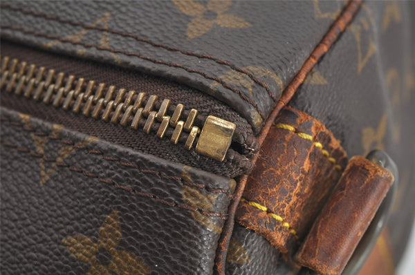 Authentic Louis Vuitton Monogram Keepall Bandouliere 55 M41414 Boston Bag 4136I