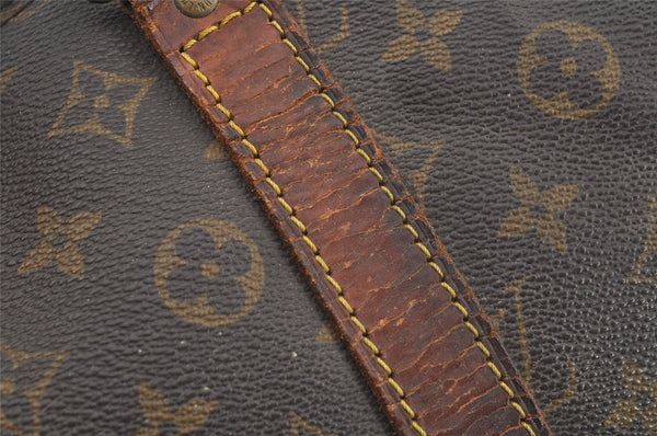 Authentic Louis Vuitton Monogram Keepall Bandouliere 55 M41414 Boston Bag 4136I