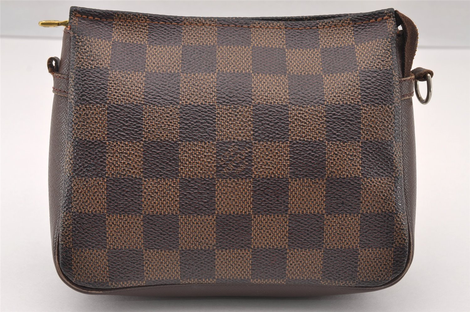 Authentic Louis Vuitton Damier Trousse Makeup Hand Bag Pouch N51982 Junk 4137I