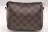 Authentic Louis Vuitton Damier Trousse Makeup Hand Bag Pouch N51982 Junk 4137I