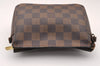 Authentic Louis Vuitton Damier Trousse Makeup Hand Bag Pouch N51982 Junk 4137I