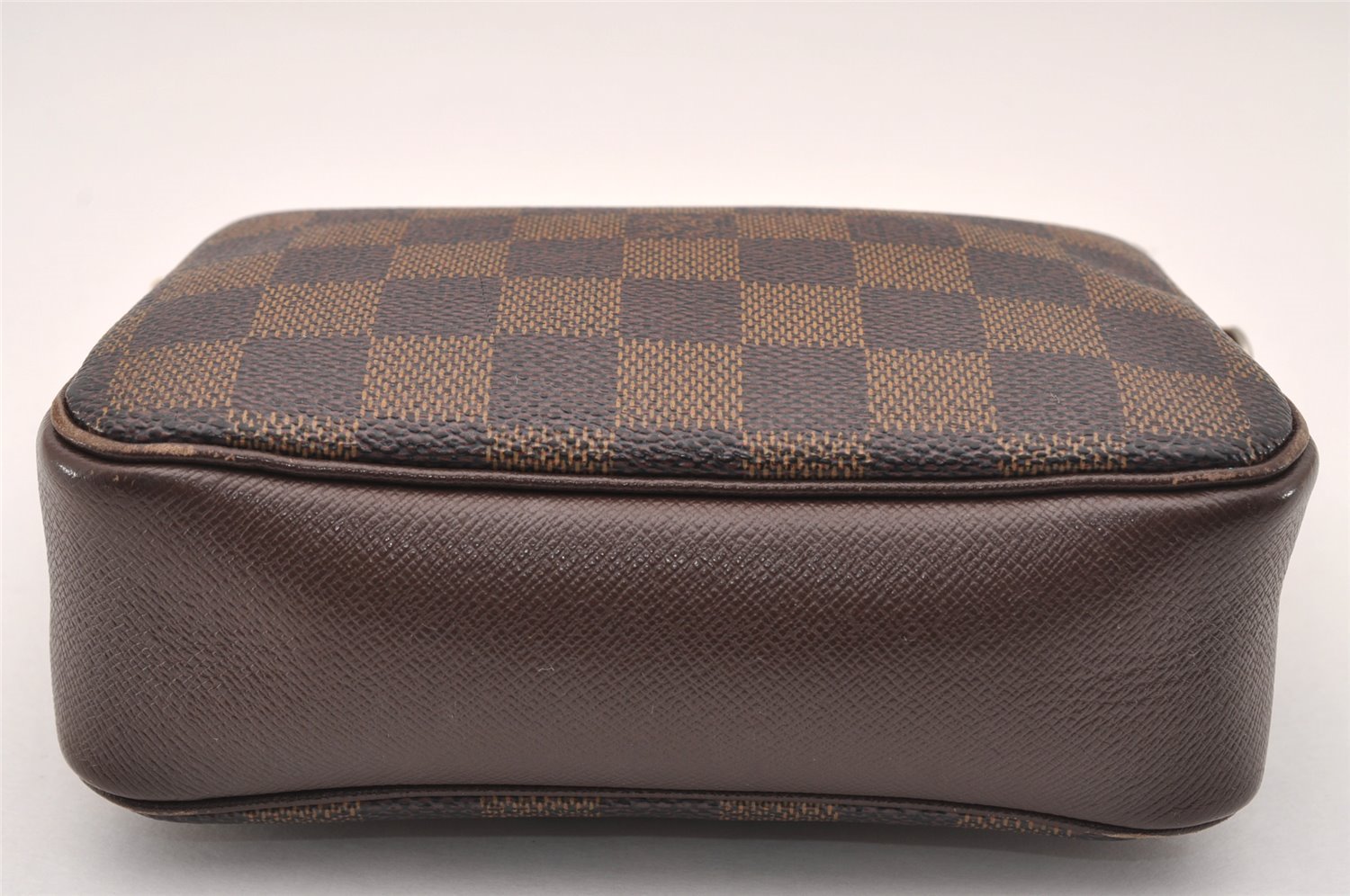 Authentic Louis Vuitton Damier Trousse Makeup Hand Bag Pouch N51982 Junk 4137I