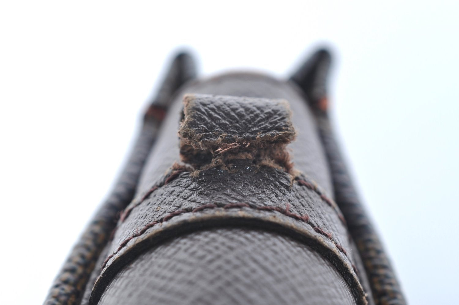 Authentic Louis Vuitton Damier Trousse Makeup Hand Bag Pouch N51982 Junk 4137I