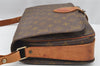 Authentic Louis Vuitton Monogram Cartouchiere GM Shoulder Bag Old Model 4138I