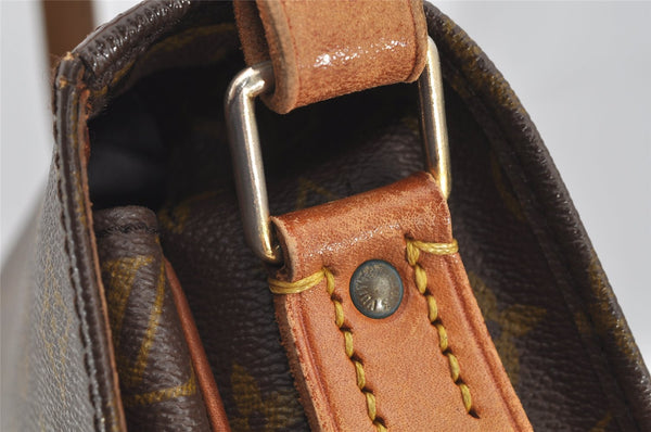 Authentic Louis Vuitton Monogram Cartouchiere GM Shoulder Bag Old Model 4138I