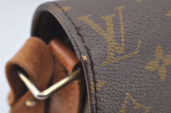 Authentic Louis Vuitton Monogram Cartouchiere GM Shoulder Bag Old Model 4138I