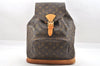 Authentic Louis Vuitton Monogram Montsouris GM Backpack M51135 LV 4139I