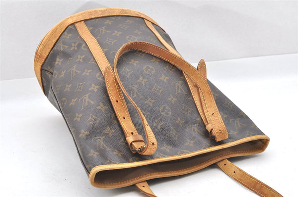Authentic Louis Vuitton Monogram Bucket GM Shoulder Tote Bag M42236 LV 4140I