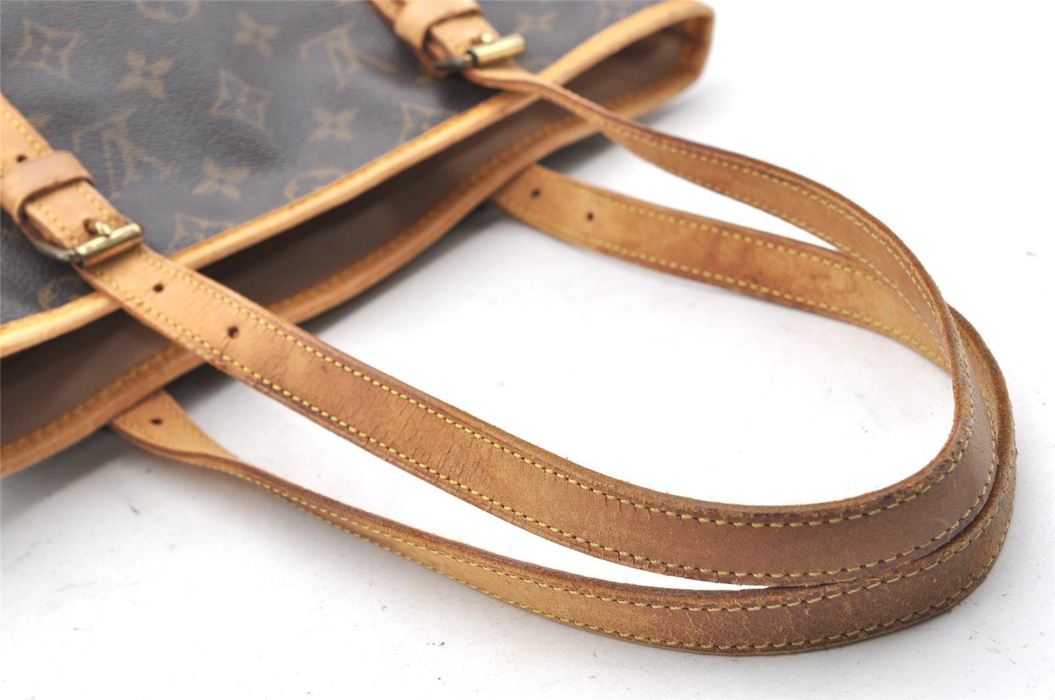 Authentic Louis Vuitton Monogram Bucket GM Shoulder Tote Bag M42236 LV 4140I