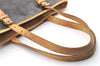 Authentic Louis Vuitton Monogram Bucket GM Shoulder Tote Bag M42236 LV 4140I