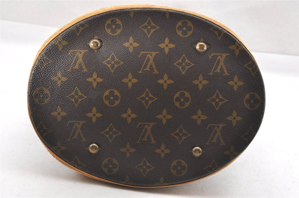 Authentic Louis Vuitton Monogram Bucket GM Shoulder Tote Bag M42236 LV 4140I
