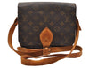 Authentic Louis Vuitton Monogram Cartouchiere MM M51253 Shoulder Cross Bag 4141I