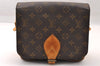 Authentic Louis Vuitton Monogram Cartouchiere MM M51253 Shoulder Cross Bag 4141I