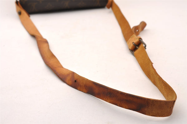Authentic Louis Vuitton Monogram Cartouchiere MM M51253 Shoulder Cross Bag 4141I