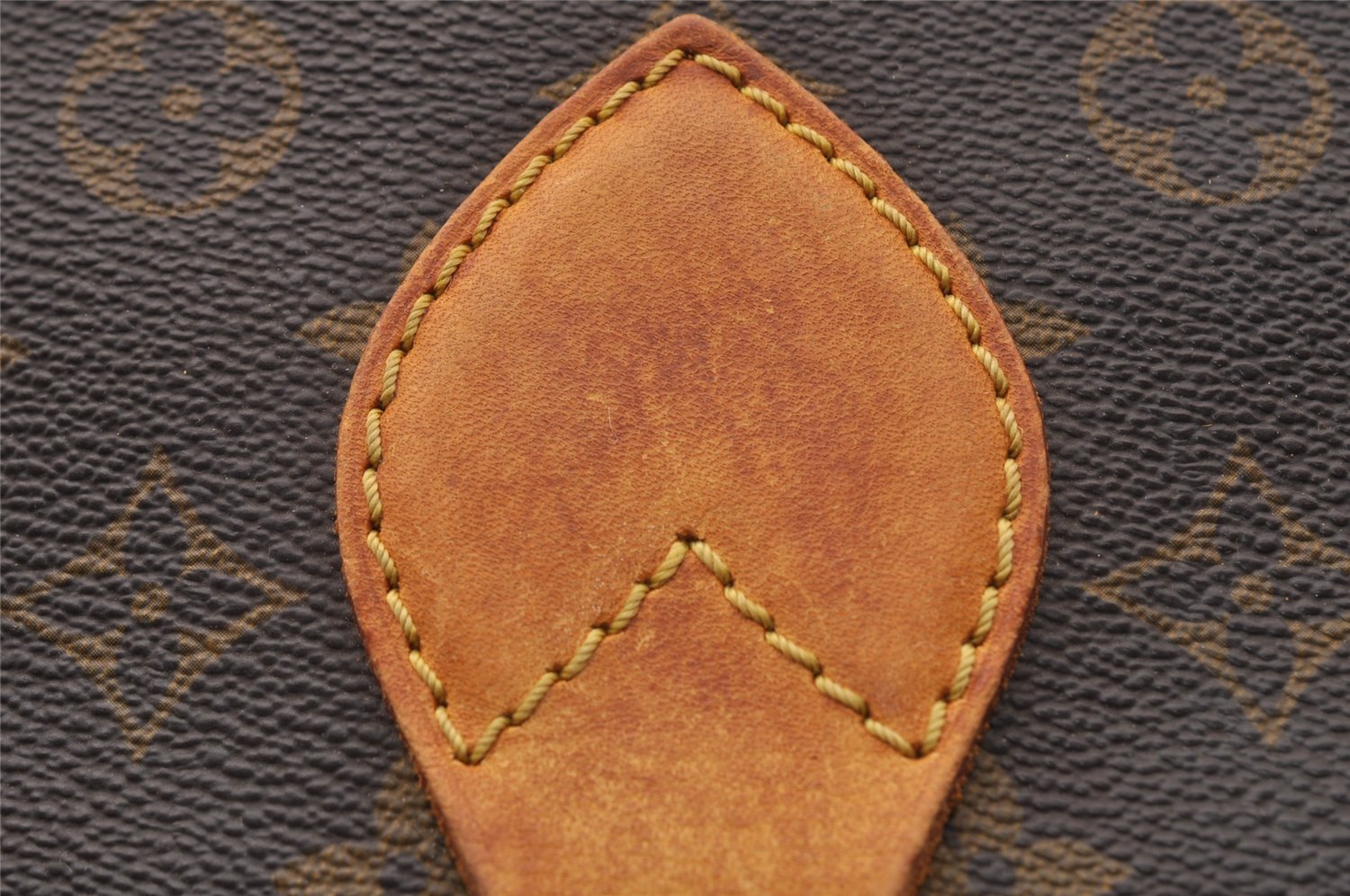 Authentic Louis Vuitton Monogram Cartouchiere MM M51253 Shoulder Cross Bag 4141I