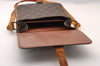 Authentic Louis Vuitton Monogram Cartouchiere MM M51253 Shoulder Cross Bag 4141I