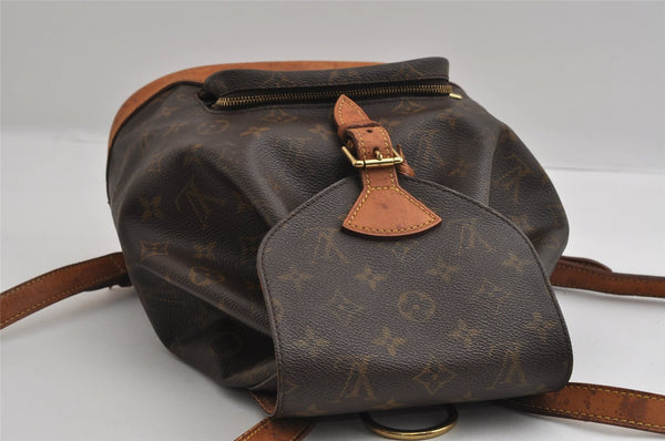 Authentic Louis Vuitton Monogram Montsouris MM Backpack M51136 LV 4143I