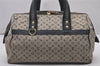 Authentic Louis Vuitton Monogram Mini Josephine GM Hand Bag Blue M92211 LV 4144I