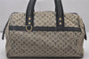 Authentic Louis Vuitton Monogram Mini Josephine GM Hand Bag Blue M92211 LV 4144I