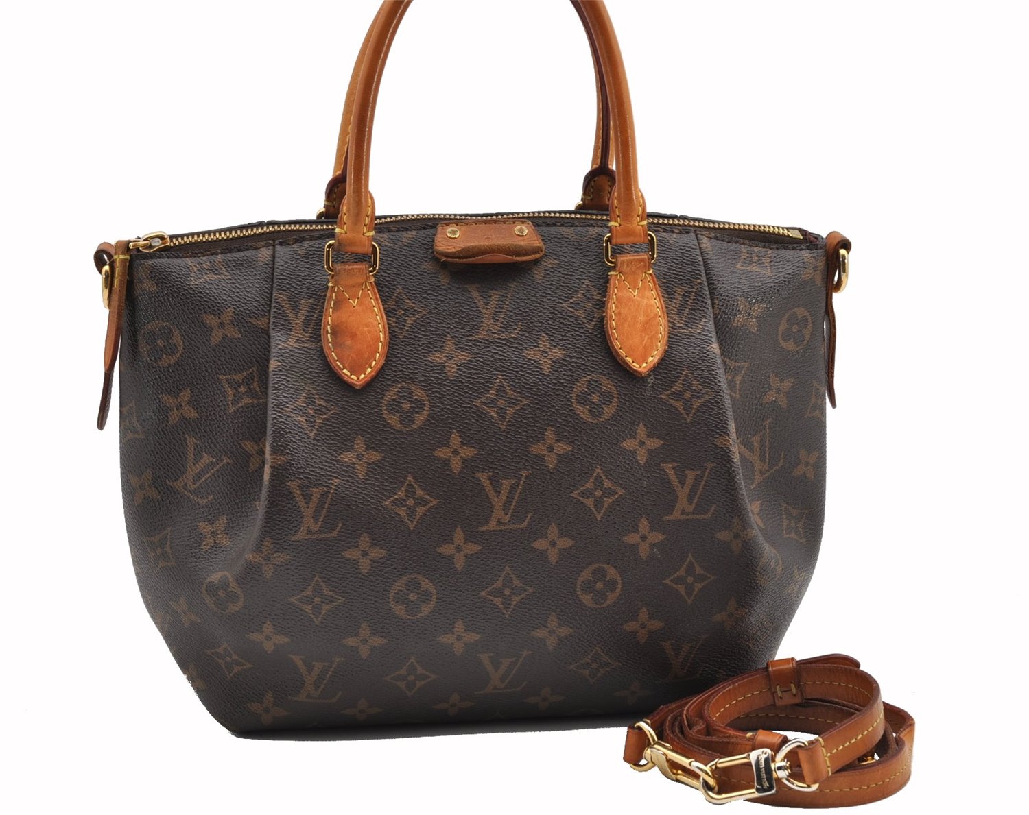 Authentic Louis Vuitton Monogram Turenne PM M48813 2Way Shoulder Hand Bag 4145F