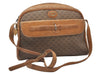 Authentic GUCCI Micro GG PVC Leather Shoulder Cross Body Bag Brown Junk 4145I